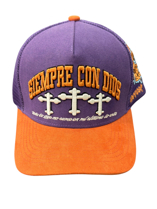 GORRA SIEMPRE CON DIOS 3 CRUZ